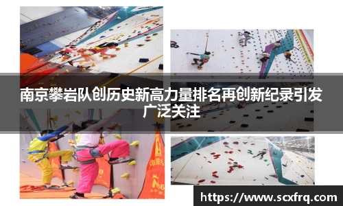 南京攀岩队创历史新高力量排名再创新纪录引发广泛关注