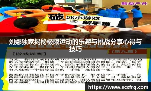 刘娜独家揭秘极限运动的乐趣与挑战分享心得与技巧