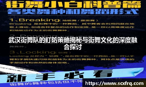武汉街舞队的盯防策略揭秘与街舞文化的深度融合探讨