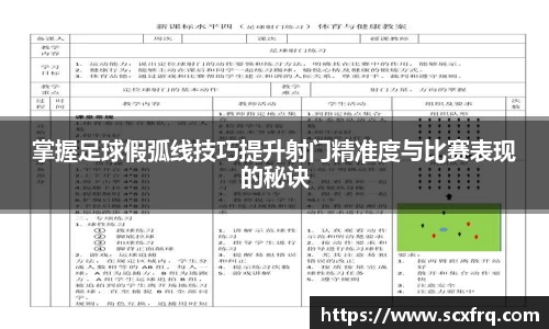 掌握足球假弧线技巧提升射门精准度与比赛表现的秘诀